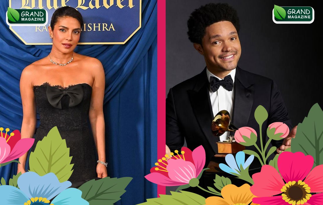 Priyanka Chopra and Trevor Noah