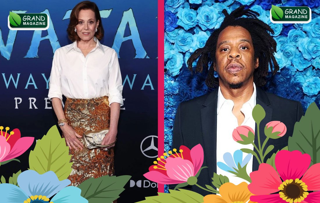 Sigourney Weaver and Jay Z