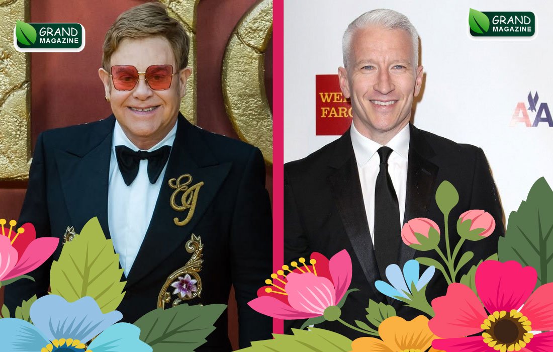 Elton John and Anderson Cooper
